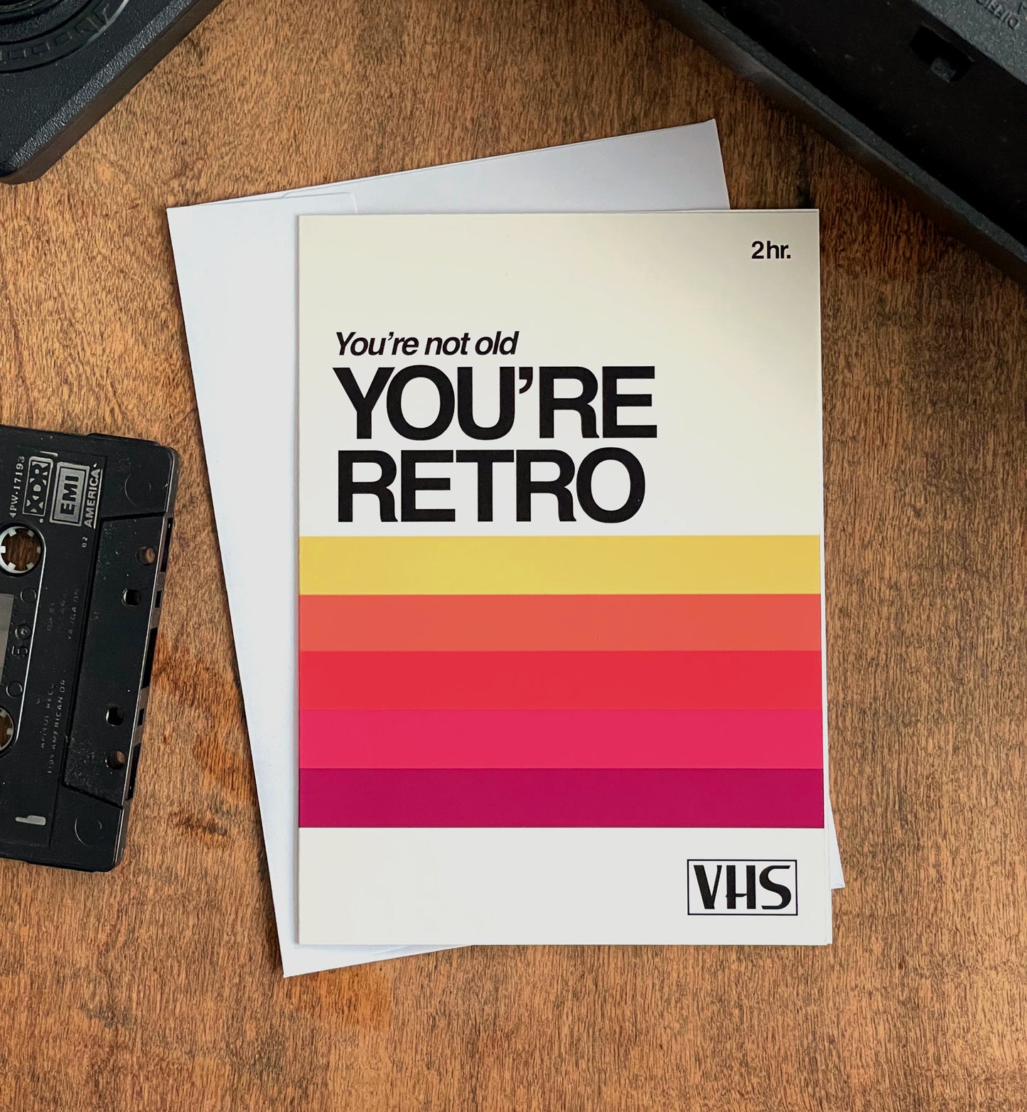 VHS Greeting Card (light) - Happy Birthday